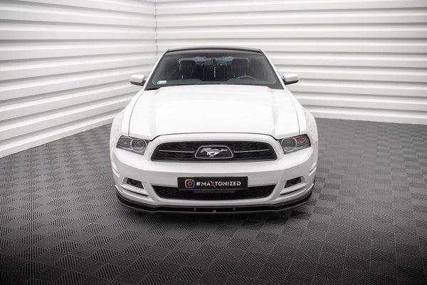 Maxton Front Splitter Ford Mustang Mk5 Facelift - Gloss Black