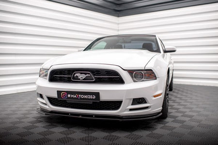 Maxton Front Splitter Ford Mustang Mk5 Facelift - Gloss Black