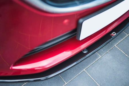 Maxton Front Splitter V.1 Mazda 6 Gj (Mk3) Facelift - Gloss Black