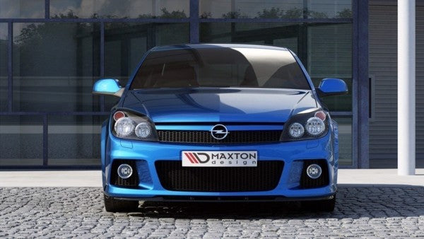 Maxton Front Splitter Opel Astra H Opc / Vxr Nurburg - Gloss Black