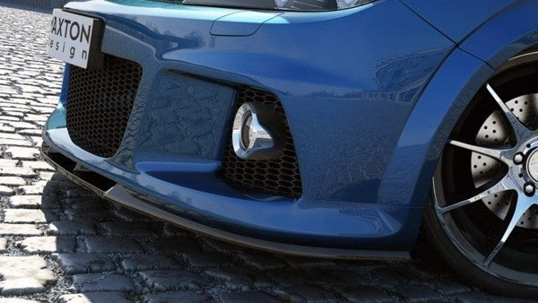 Maxton Front Splitter Opel Astra H Opc / Vxr Nurburg - Gloss Black