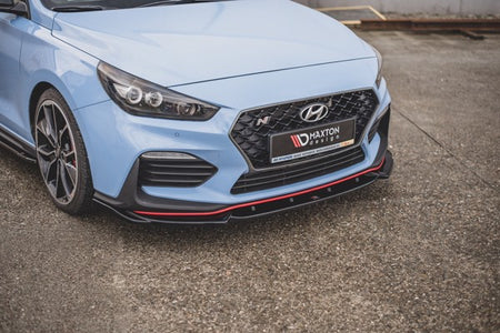 Maxton Front Splitter V.5 Hyundai I30 N Mk3 Hatchback/ Fastback - Gloss Black