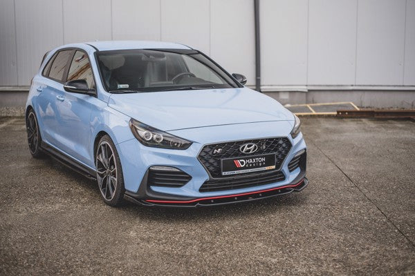 Maxton Front Splitter V.5 Hyundai I30 N Mk3 Hatchback/ Fastback - Gloss Black