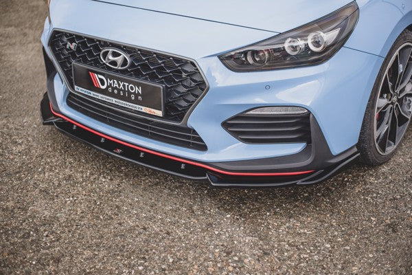 Maxton Front Splitter V.5 Hyundai I30 N Mk3 Hatchback/ Fastback - Gloss Black