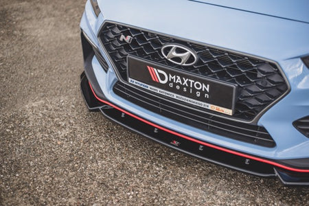 Maxton Front Splitter V.5 Hyundai I30 N Mk3 Hatchback/ Fastback - Gloss Black