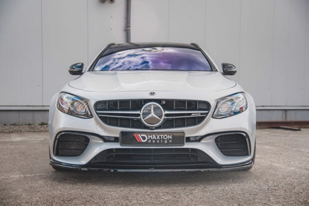 Maxton Front Splitter V.2 Mercedes-Benz E63 Amg Estate/Sedan S213/W213 - Gloss Black