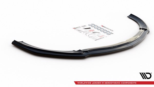 Maxton Front Splitter V.2 Mercedes-Benz E63 Amg Estate/Sedan S213/W213 - Gloss Black