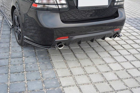 Maxton Rear Side Splitters Saab 9-3 Aero Mk2 Facelift - Gloss Black