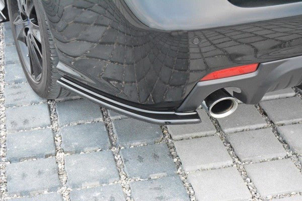 Maxton Rear Side Splitters Saab 9-3 Aero Mk2 Facelift - Gloss Black