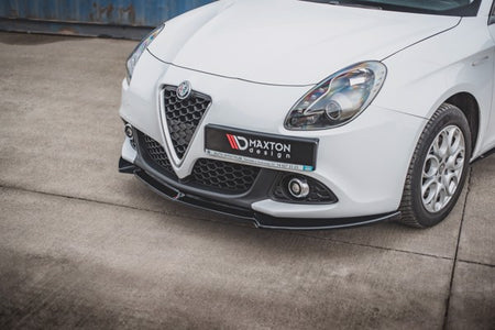 Maxton Front Splitter V.2 Alfa Romeo Giulietta Facelift - Gloss Black