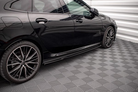 Maxton Side Skirts Diffusers V.1 BMW 2 Gran Coupe M-Pack / M235I F44 - Gloss Black