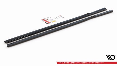 Maxton Side Skirts Diffusers Lexus Gs F Sport Mk4(L10) - Gloss Black