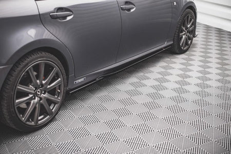 Maxton Side Skirts Diffusers Lexus Gs F Sport Mk4(L10) - Gloss Black