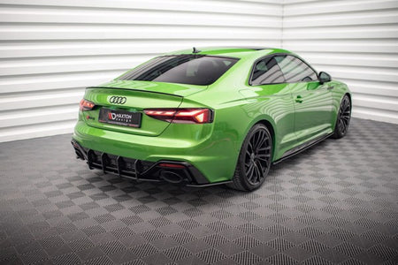 Maxton Street Pro Rear Diffuser Audi RS5 F5 Facelift - Black