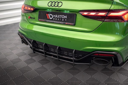 Maxton Street Pro Rear Diffuser Audi RS5 F5 Facelift - Black