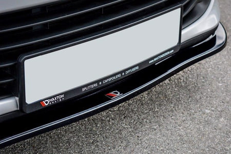 Maxton Front Splitter V.1 Renault Clio Mk4 - Gloss Black