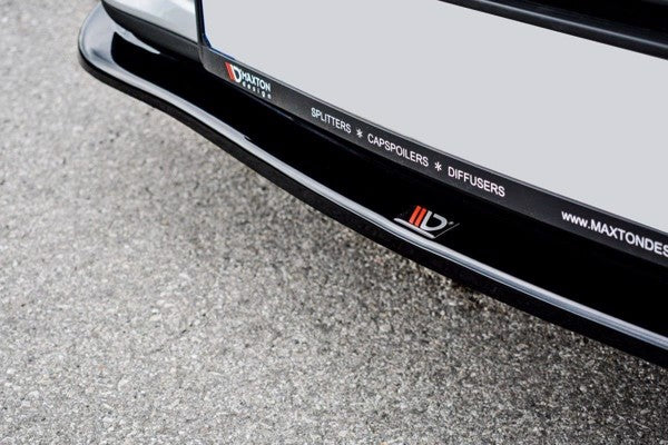 Maxton Front Splitter V.1 Renault Clio Mk4 - Gloss Black