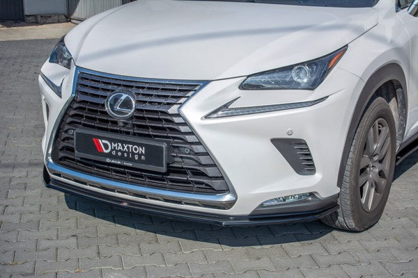 Maxton Front Splitter Lexus Nx Facelift - Gloss Black