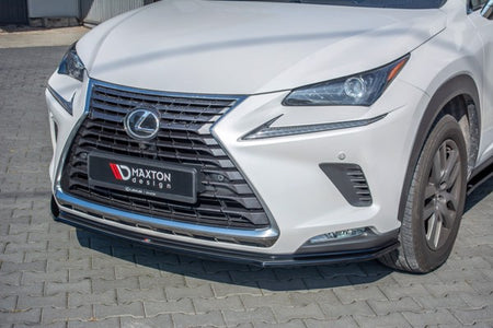 Maxton Front Splitter Lexus Nx Facelift - Gloss Black