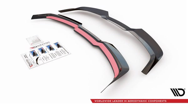 Maxton Spoiler Cap V.2 Audi RS6 C8 - Gloss Black