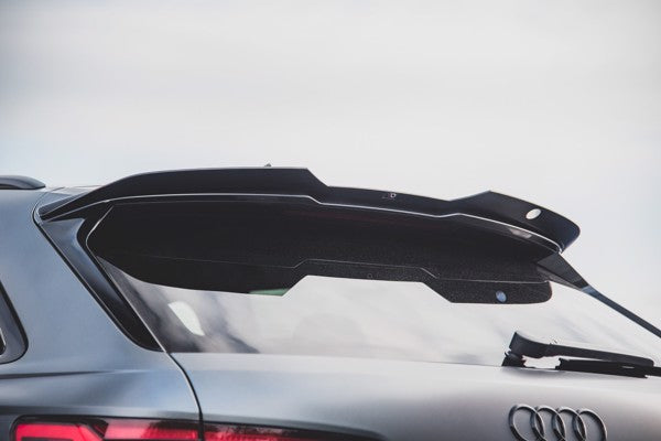 Maxton Spoiler Cap V.2 Audi RS6 C8 - Gloss Black