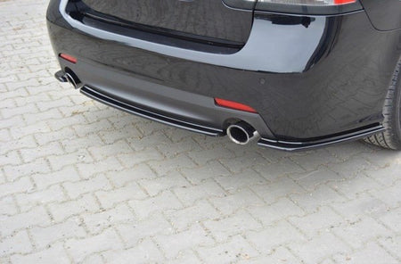 Maxton Rear Center Splitter Saab 9-3 Aero Mk2 Facelift - Gloss Black