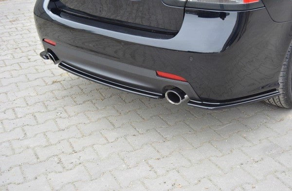 Maxton Rear Center Splitter Saab 9-3 Aero Mk2 Facelift - Gloss Black