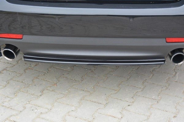 Maxton Rear Center Splitter Saab 9-3 Aero Mk2 Facelift - Gloss Black