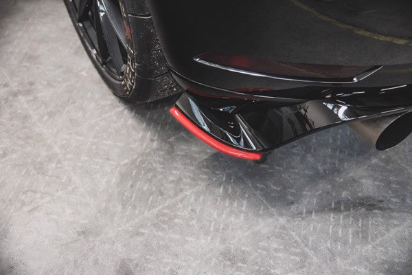 Maxton Rear Side Splitters VW Golf 7 Gti Tcr - Gloss Black