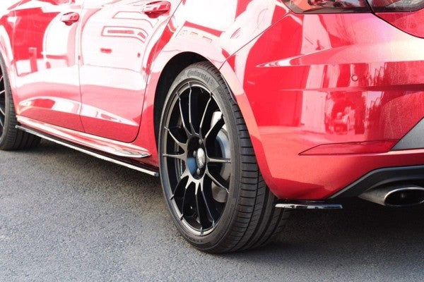 Maxton Rear Side Splitters V.2 Seat Leon Cupra Mk3 Fl Hatchback - Gloss Black