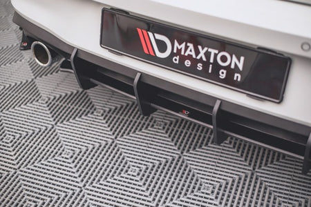 Maxton Racing Durability Rear Diffuser V.1 Volkswagen Golf 8 Gti  - Black