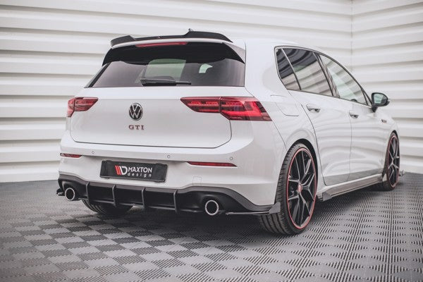 Maxton Racing Durability Rear Diffuser V.1 Volkswagen Golf 8 Gti  - Black