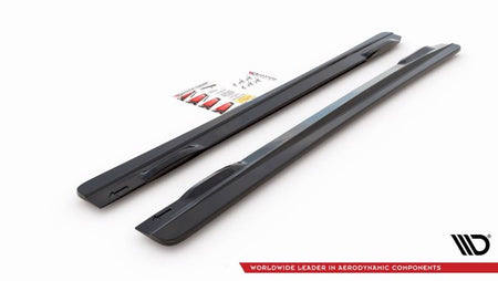Maxton Side Skirts Diffusers Mazda Cx-3 - Gloss Black