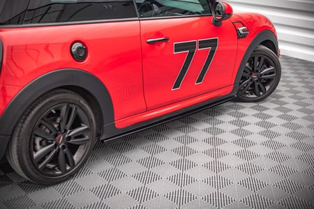 Maxton Side Skirts Diffusers Mini Cooper S John Cooper Works F56 - Gloss Black
