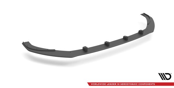 Maxton Street Pro Front Splitter Audi S3 / A3 S-Line Sportback 8V Facelift - Black