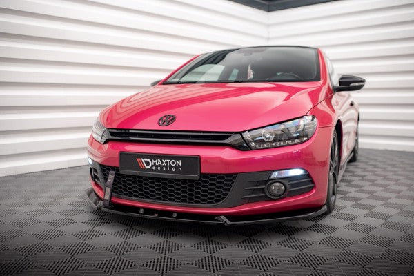 Maxton Front Splitter V.3 Volkswagen Scirocco Mk3 - Gloss Black