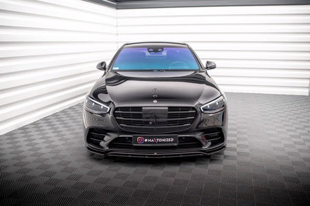 Maxton Front Splitter Mercedes-Benz S Amg-Line W223 - Gloss Black