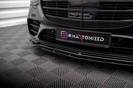 Maxton Front Splitter Mercedes-Benz S Amg-Line W223 - Gloss Black