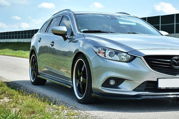 Maxton Side Skirts Diffusers Mazda 6 Gj (Mk3) Wagon - Gloss Black