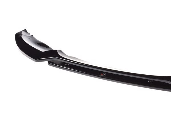 Maxton Front Splitter V.1 For BMW 1 E82 Facelift M-Pack - Gloss Black
