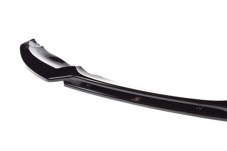 Maxton Front Splitter V.1 For BMW 1 E82 Facelift M-Pack - Gloss Black