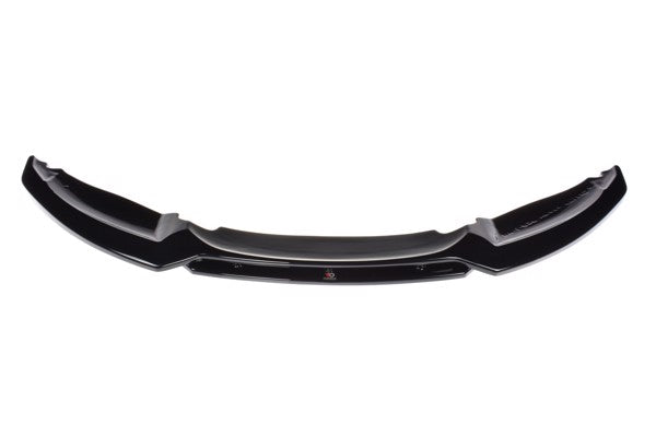 Maxton Front Splitter V.1 For BMW 1 E82 Facelift M-Pack - Gloss Black