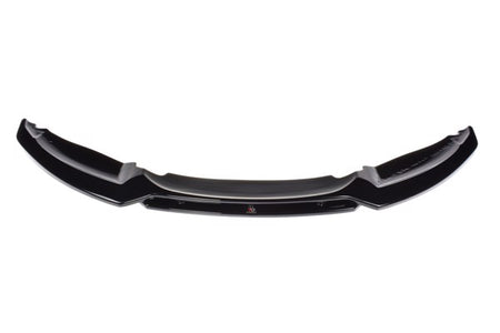 Maxton Front Splitter V.1 For BMW 1 E82 Facelift M-Pack - Gloss Black