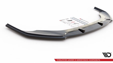 Maxton Front Splitter V.2 Audi A7 C8 S-Line / S7 C8 - Gloss Black