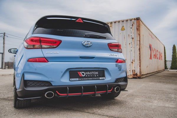 Maxton Racing Durability Rear Diffuser V.1 Hyundai I30 N Mk3 Hatchback - Black