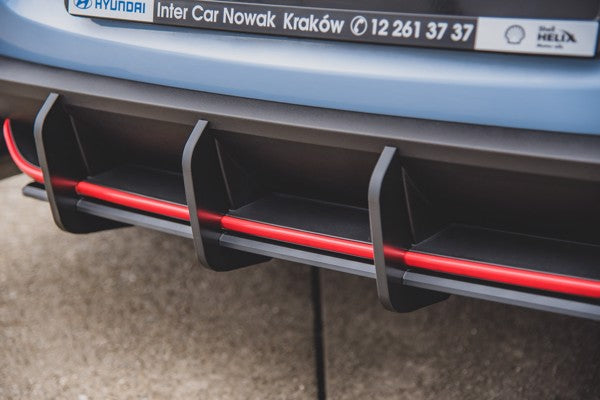 Maxton Racing Durability Rear Diffuser V.1 Hyundai I30 N Mk3 Hatchback - Black