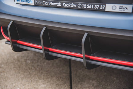 Maxton Racing Durability Rear Diffuser V.1 Hyundai I30 N Mk3 Hatchback - Black