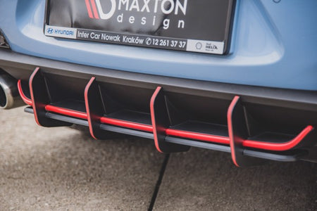 Maxton Racing Durability Rear Diffuser V.1 Hyundai I30 N Mk3 Hatchback - Black