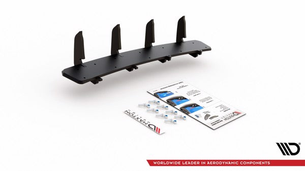 Maxton Racing Durability Rear Diffuser V.1 Hyundai I30 N Mk3 Hatchback - Black