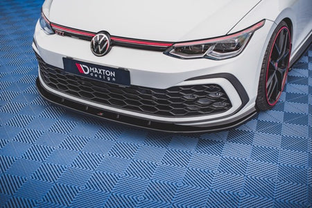 Maxton Front Splitter Volkswagen Golf 8 Gti - Gloss Black